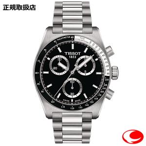 ティソ【TISSOT】 Tissot PR516 クロノグラフ クォーツ メンズ 腕時計 ブラック  T149.417.11.051.00  T1494171105100  40ミリ（国内正規販売店）｜yosii-bungu