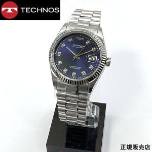 TECHNOS（テクノス） ソーラー クロノグラフ TE4001SW メンズ 腕時計