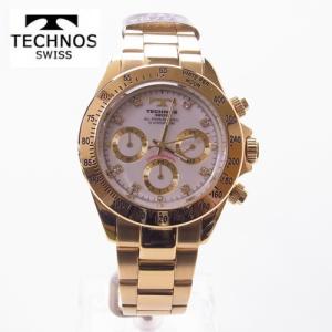 メーカー正規品】TECHNOS テクノス 腕時計 クロノグラフ 10気圧防水