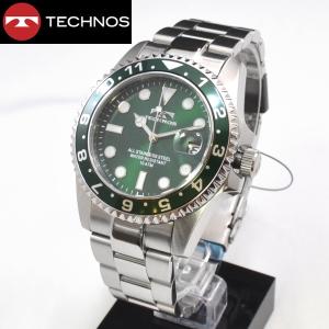 TECHNOS（テクノス） メンズ 腕時計 10気圧防水 TSM419GB ブラック