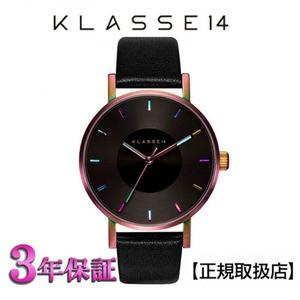 ［クラス14］　KLASSE14 VOLARE RAINBOW 腕時計 (レインボー) ブラック 36mm 本革 ユニセックス VO15TI001W 【正規輸入品】｜yosii-bungu