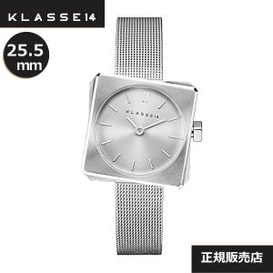 クラス14　Klasse14 腕時計　WSN21SR001W　25.5mm Spin Silver with Mesh Strap メッシュストラップ調整器具付属【正規輸入品】｜yosii-bungu