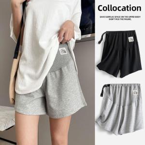 マタニティパンツ 極楽 ショートパンツ 薄手 軽い おしゃれ 可愛い 通気性 伸縮性 ムレない 伸びる 苦しくない 着回し ハーフパンツ パンツ ショート ショーパン