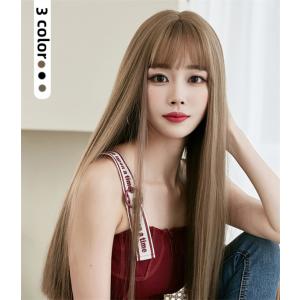 ウィッグ 女性 ロング ストレート ヘア カツラ おしゃれ 自然 大人かわいい ファッションウィッグ レディース フルウィッグ  コス｜yosikawa-zkshop