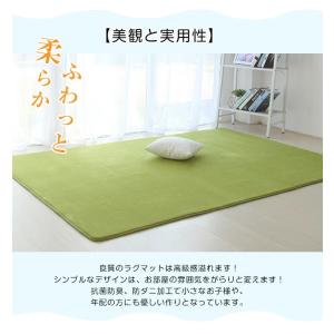 ラグマット ラグ カーペット 低反発 洗える ...の詳細画像2