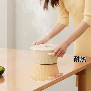 テーブルマット 円形 テーブルクロス 透明 エ...の詳細画像3