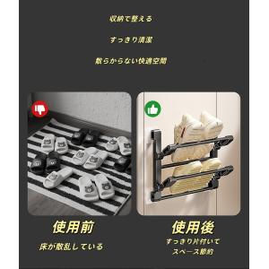 スリッパ 収納 壁掛け スリッパ 収納 折りた...の詳細画像2