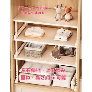 伸縮ラック 穴あけ不要 炭素鋼 クローゼット ...の詳細画像1