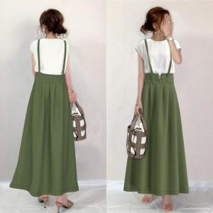 大人カジュアルノースリーブサロペット ロンパース オールインワン