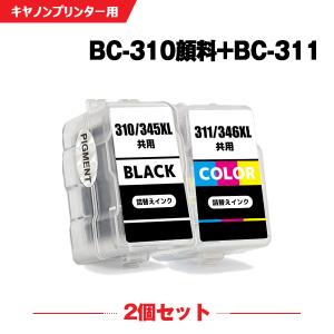 送料無料 BC-310 顔料 BC-311 お得な2個セット キヤノン 詰め替えインク (BC-310 BC-311 BC 310 BC 311 BC310 BC311 PIXUS MP493 PIXUS MP490 PIXUS MP480)