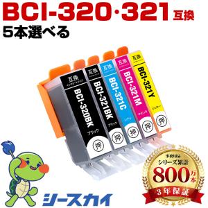 【中古】「非常に良い」エコリカ キャノン(Canon)対応 リサイクル インクカートリッジ 5色セット BCI-321+320/5MP (目印:キャノン320/321)  ECI-C320+3215P/BOX キヤノン BCI-321+320/5MP プリンターインク 5色マルチパック 321 320