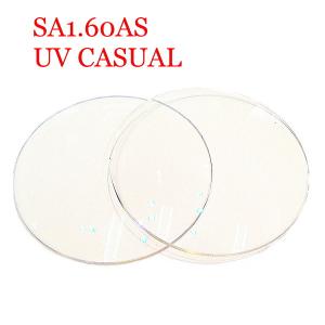 SA VISION(エスエイビジョン) SA1.60AS UV CASUAL(屈折率1.60)　プラスチック非球面 レンズ 無色　2枚1組｜yosimura