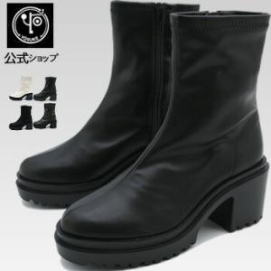 公式SHOP特典キズ補修液付 / ヨースケ YOSUKE 厚底 ストレッチブーツ レディース 歩きやすい 8cm ヒール 爆買