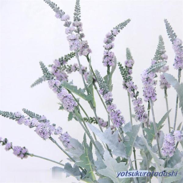 フェイク ミソハギ 造花 葉っぱ 2本セット ブラック 飾り 贈り物 オーナメン もみの木 誕生日 ...