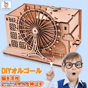 木製 おもちゃ DIYオルゴール 小物入れ 組み立て プラモデル 男の子 女の子 知育 親子 クリスマス プレゼント