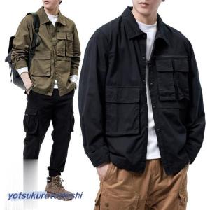 コート カバーオール シャツジャケット メンズ ミドル丈 カジュアル