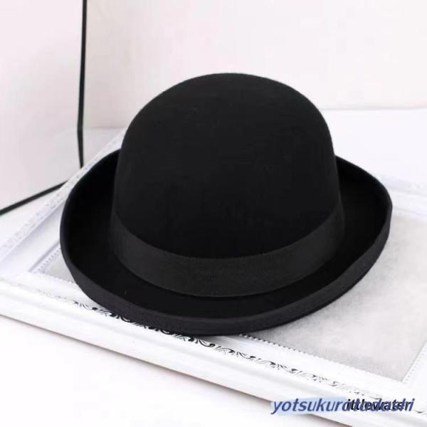 ボーラーハットガリアーノソルバッティメンズ帽子レディース帽子ダービーハットフェルトハット山高帽ウール...