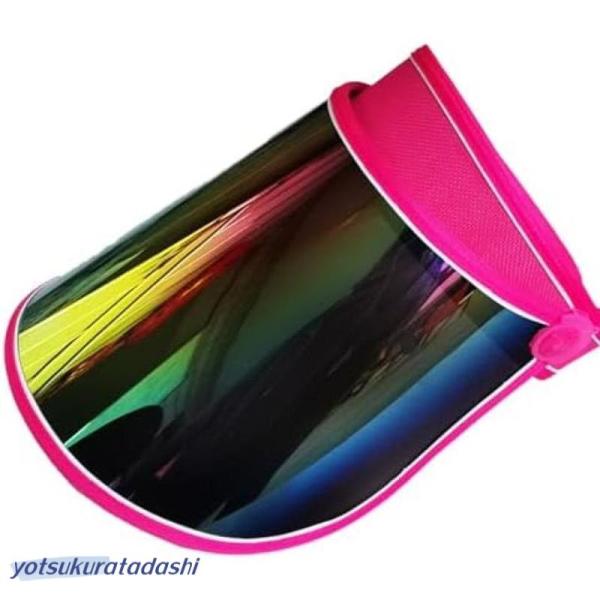 UVカット 帽子 サンバイザー フェイスカバー ワイドタイプ フェイスガード フェイスシールド 紫外...