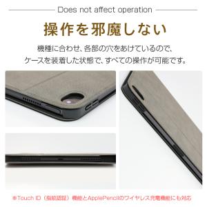 【PUレザー使用】iPad 手帳型ケース 選べ...の詳細画像5