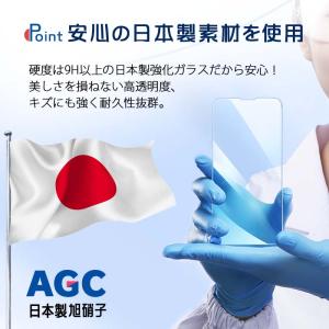 日本製 iPhone 保護フィルム ガラスフィ...の詳細画像1