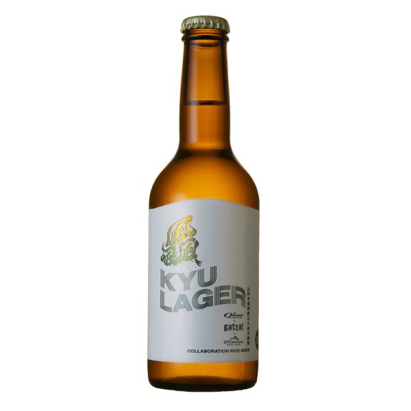 キュウLAGER　6本入り　山形県産米使用ビール／大風印刷限定クラフトビール