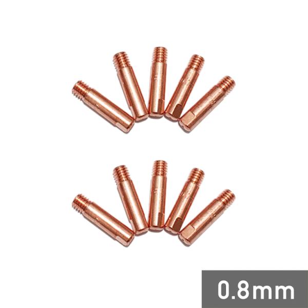 YOTUKA公式 コンタクトチップ 0.8mm 10個入 半自動溶接機 YS-MIG100NP004...