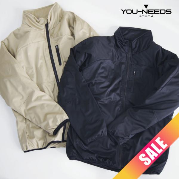 在庫処分品 早い者勝ち メンズスムースジャケット M L LL 秋冬 厚手 中綿 撥水 防風  あっ...