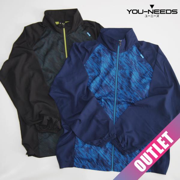 アウトレット 早い者勝ち メンズブレーカージャケット 裏メッシュ 薄手 春夏 軽量 撥水加工 M L...