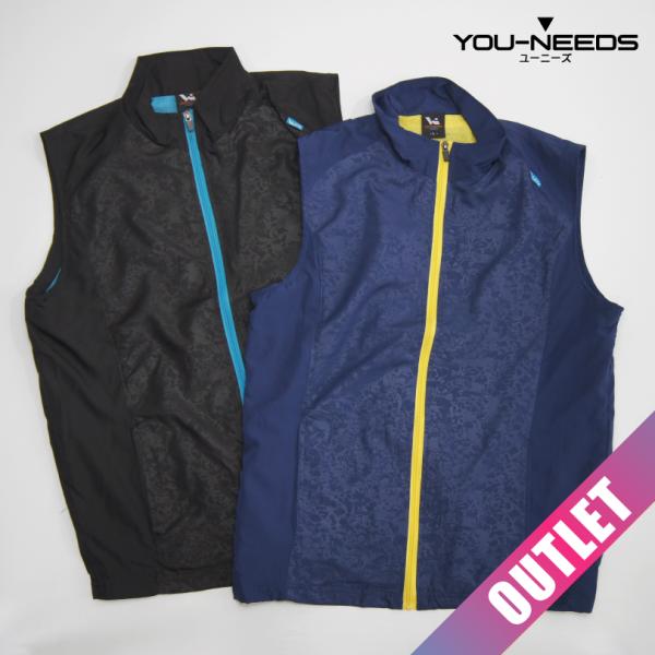 アウトレット 早い者勝ち メンズブレーカーベスト 裏メッシュ 薄手 春夏 軽量 撥水加工 M L L...