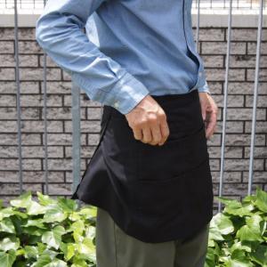 ギャルソンエプロン 前掛け ショートタイプ 男...の詳細画像2