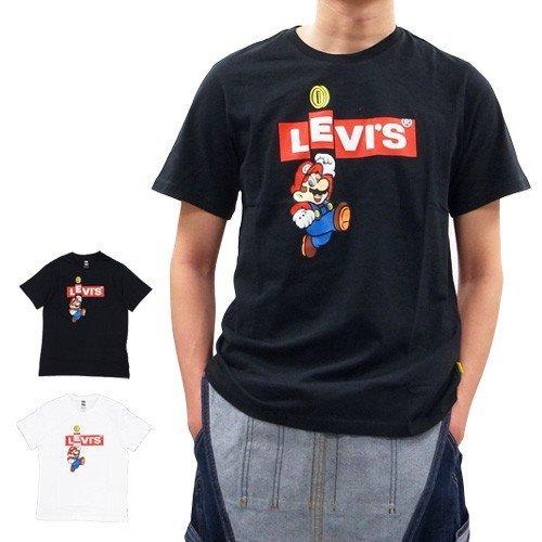 LEVI&apos;S リーバイス MARIO マリオ メンズ レディース ユニセックス Tシャツ カットソー...