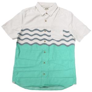 VANS バンズ ヴァンズ WAVE STRIPE SHIRT SPEARMINT シャツ