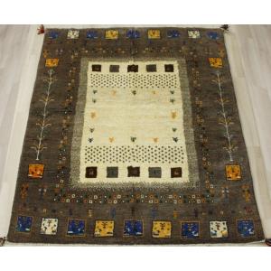 新生活 Y ギャッベ 新生活 ギャッベ 約148 196cm 引っ越し イラン製 イラン製 Bt1500 ブラウン系 Bt1500 インテリアショップゆうあい ギャベ ウール100 世界に一枚だけ ペルシャギャベ ラグマット