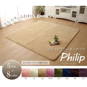 イケヒコ 手洗いOK さらふわタッチ ラグ 長毛フィラメント 裏面不織布