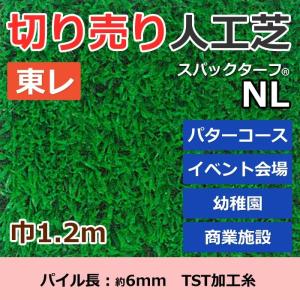 個人宅配送不可 スパックターフ 人工芝 外 耐久 天然芝風 グリーン 約1.2m幅 切り売り (1mあたり) レギュラーシリーズ NL (R) 東レ 引っ越し 新生活 爆買