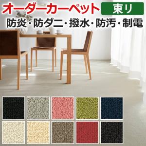 オーダーカーペット 東リ カーペット 絨毯 ラグ マット レモード3 約100×150cm 抗菌 防汚 防炎 耐久性 無地 カットパイル カラー ベーシック 引っ越し 新生活｜youai