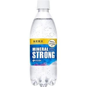 強炭酸水 ミネラル ストロング 500ml×24本 シリカ含有 伊藤園