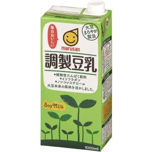 マルサン 調製豆乳 1000ml×6本 1L パック 1ケース 送料無料 マルサンアイ