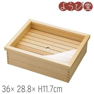 ヤマコー ネタ箱・かぶせ蓋/目皿 ステンレスバット付 (小) (10343