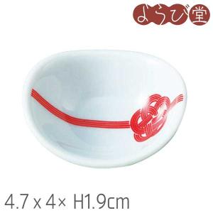 陶器 豆小皿 水引 鉢 4.7x4xH1.9cmの商品画像