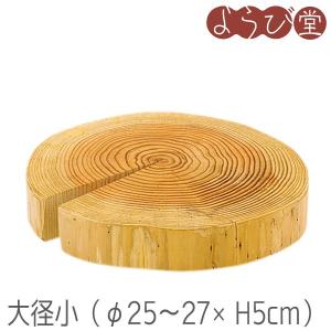 一点モノ　国産杉　輪切り焼杉　ディスプレイ台 国産杉 丸太ディスプレイ台 小径 小 φ18〜20xH5cm : 天然素材の雑貨