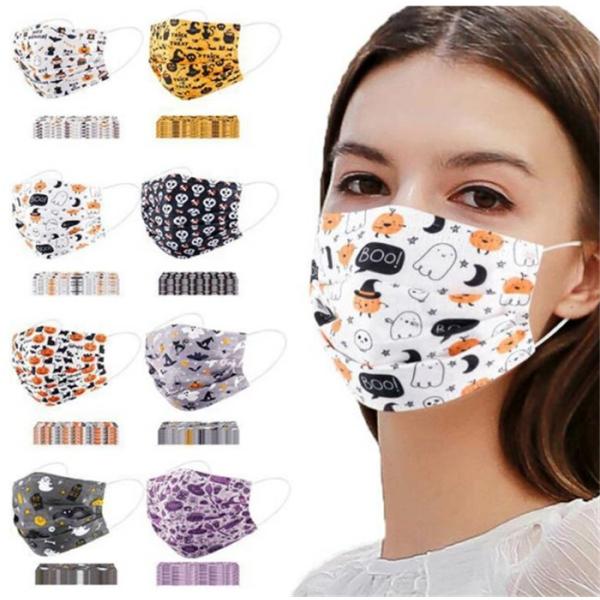 不織布マスク ハロウィン マスク ハロウィン 不織布マスク カラー 不織布マスク 10枚入り マスク...