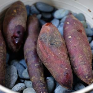 砂利 焼き芋の石 大磯 無塗装 ホクホク 石焼...の詳細画像3