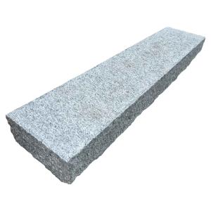 営業所止め 階段石 白御影石 花崗岩 6面ノミキリ G603 150x330x1500