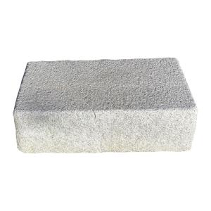 営業所止め 沓脱石 白御影石 3尺4面ビシャン G603 900x300xH250 182kg