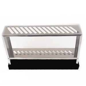 自立式ミニ塔婆立て黒 15コマ 左向き