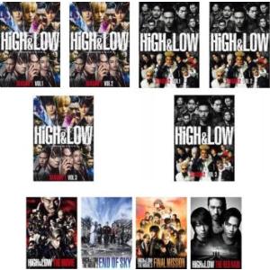 HiGH ＆ LOW 全10枚 TV版 SEASON1 全3巻、SEASON2 全3巻 + THE ...