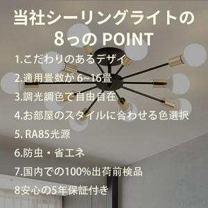 シーリングライト LED 北欧 照明器具 おし...の詳細画像4