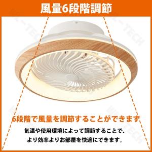 シーリングファンライト 首振り led DCモ...の詳細画像4