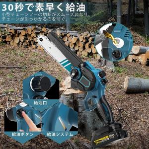 充電式チェーンソー ハンディチェーンソー マキ...の詳細画像5